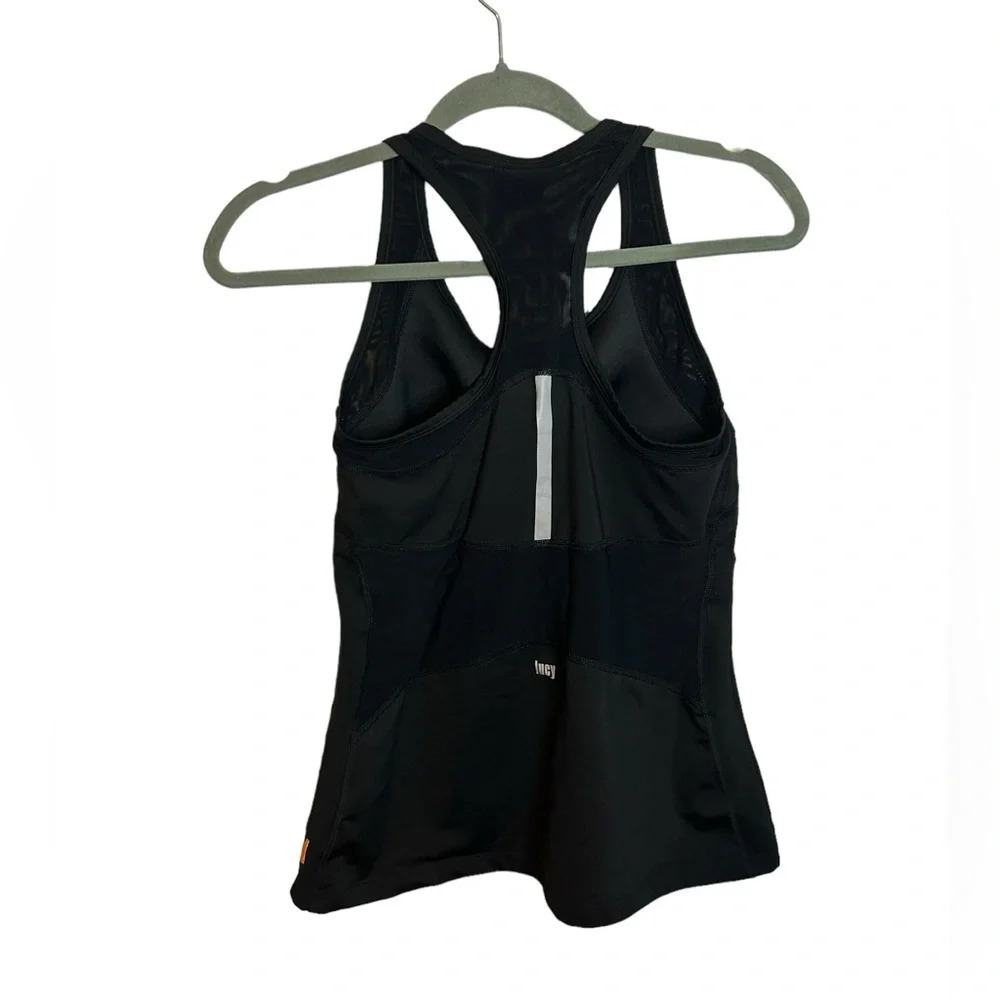 Lucy Active Front Zip Racerback Active Top - Picture 2 of 4